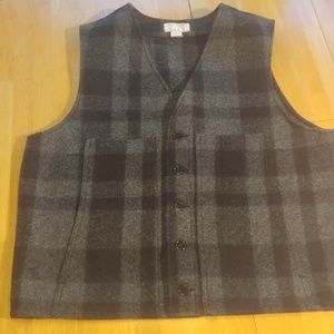 Filson Garment 100% wool vest, made in USA